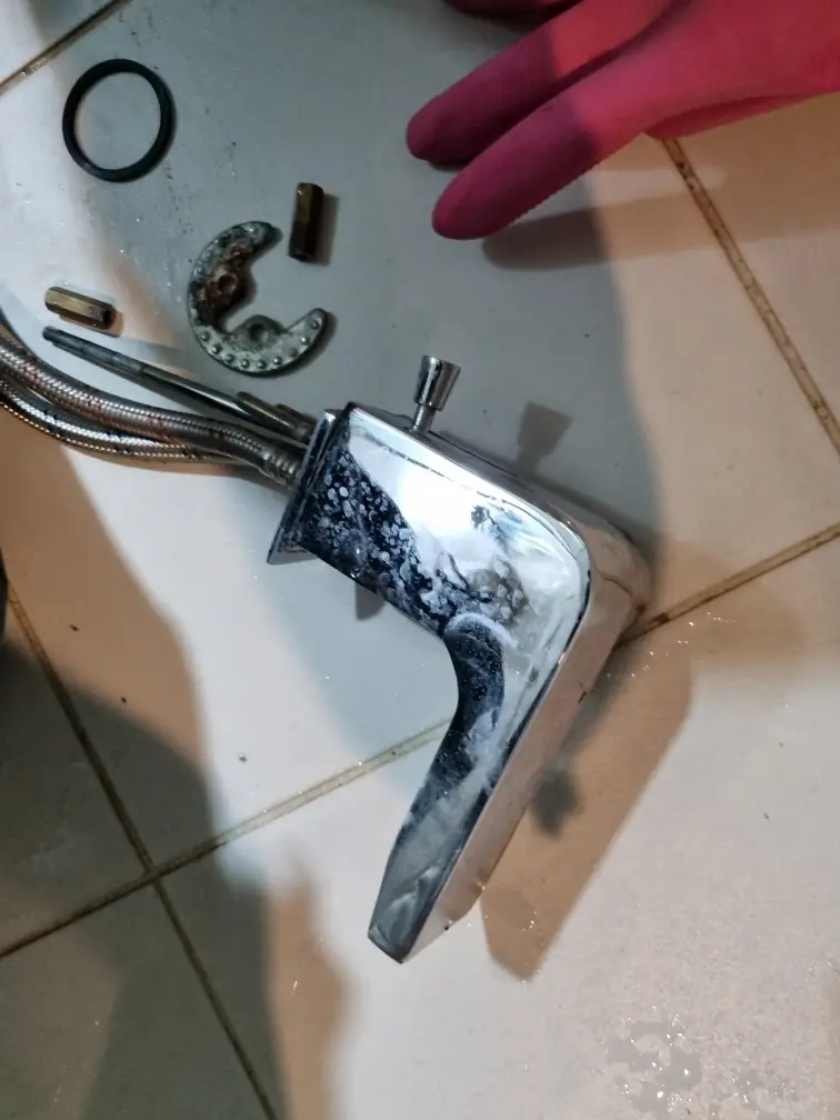 원홀 수전 교체 4